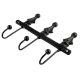 Decorative Black Iron Wall Hooks